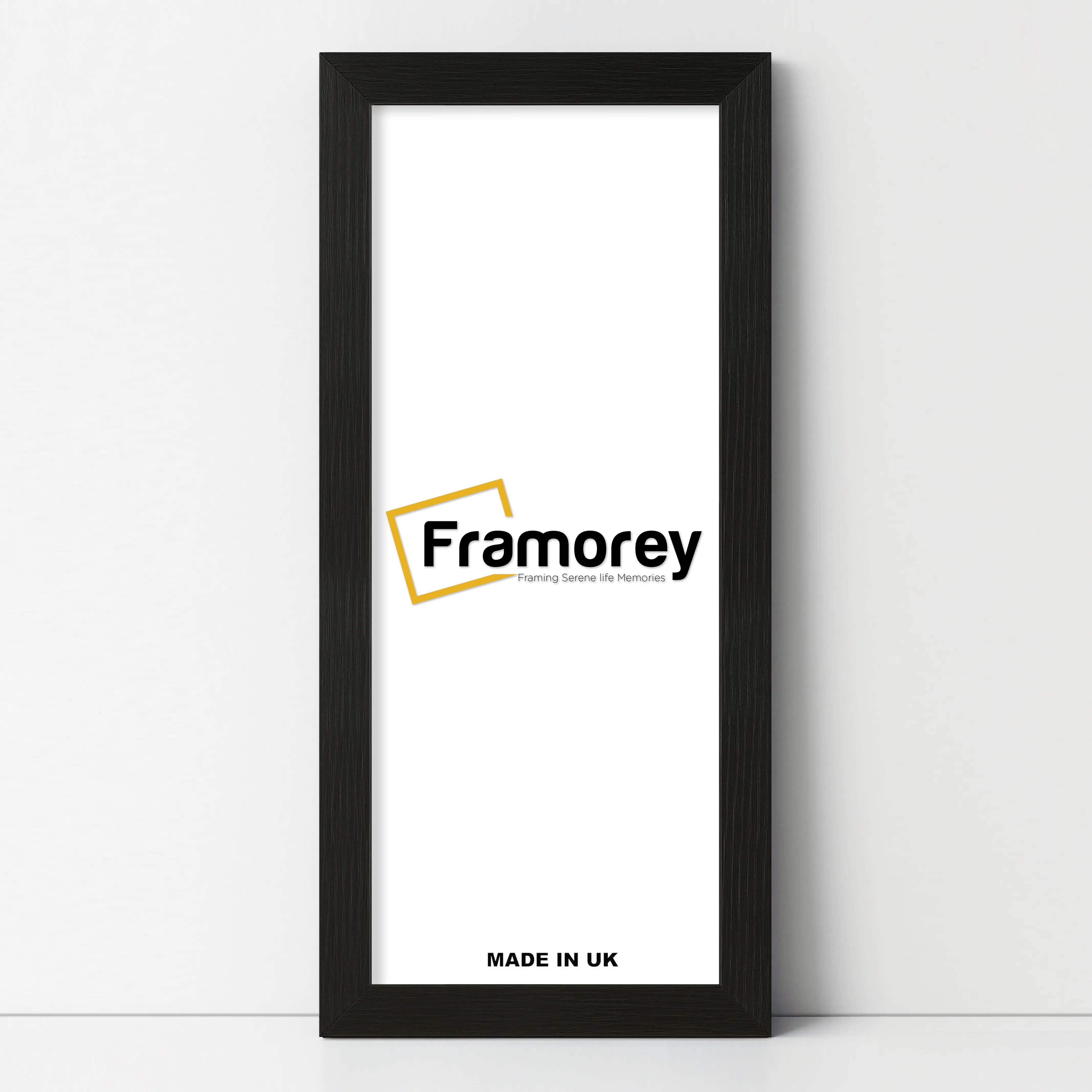 Panoramic Size Ash Black Picture Frames Wall Decor Frame