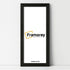 Panoramic Size Ash Black Picture Frames Wall Decor Frame