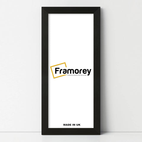 Panoramic Size Ash Black Picture Frames Wall Decor Frame