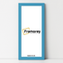 Panoramic Blue Picture Frame Wall Decor Frame
