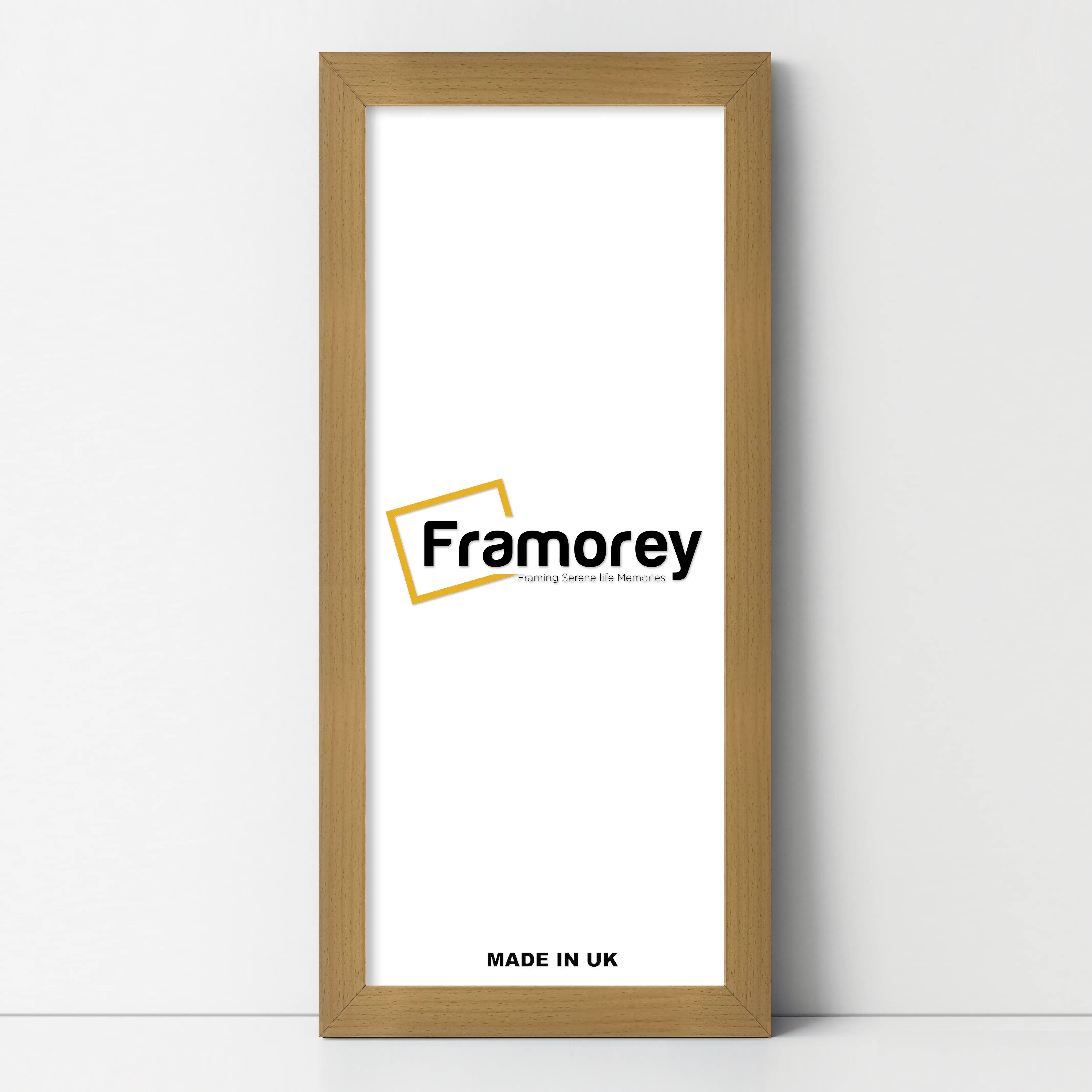 Panoramic Size Beech Picture Frames Wall Decor Frame