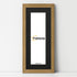 Panoramic Beech Picture Frame With Black Mount Wall Decor Frame