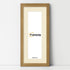 Panoramic Beech Picture Frame With Ivory Mount Wall Decor Frame