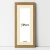 Panoramic Beech Picture Frame With Ivory Mount Wall Decor Frame