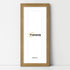 Panoramic Beech Picture Frame With White Mount