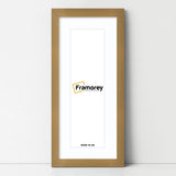 Panoramic Beech Picture Frame With White Mount