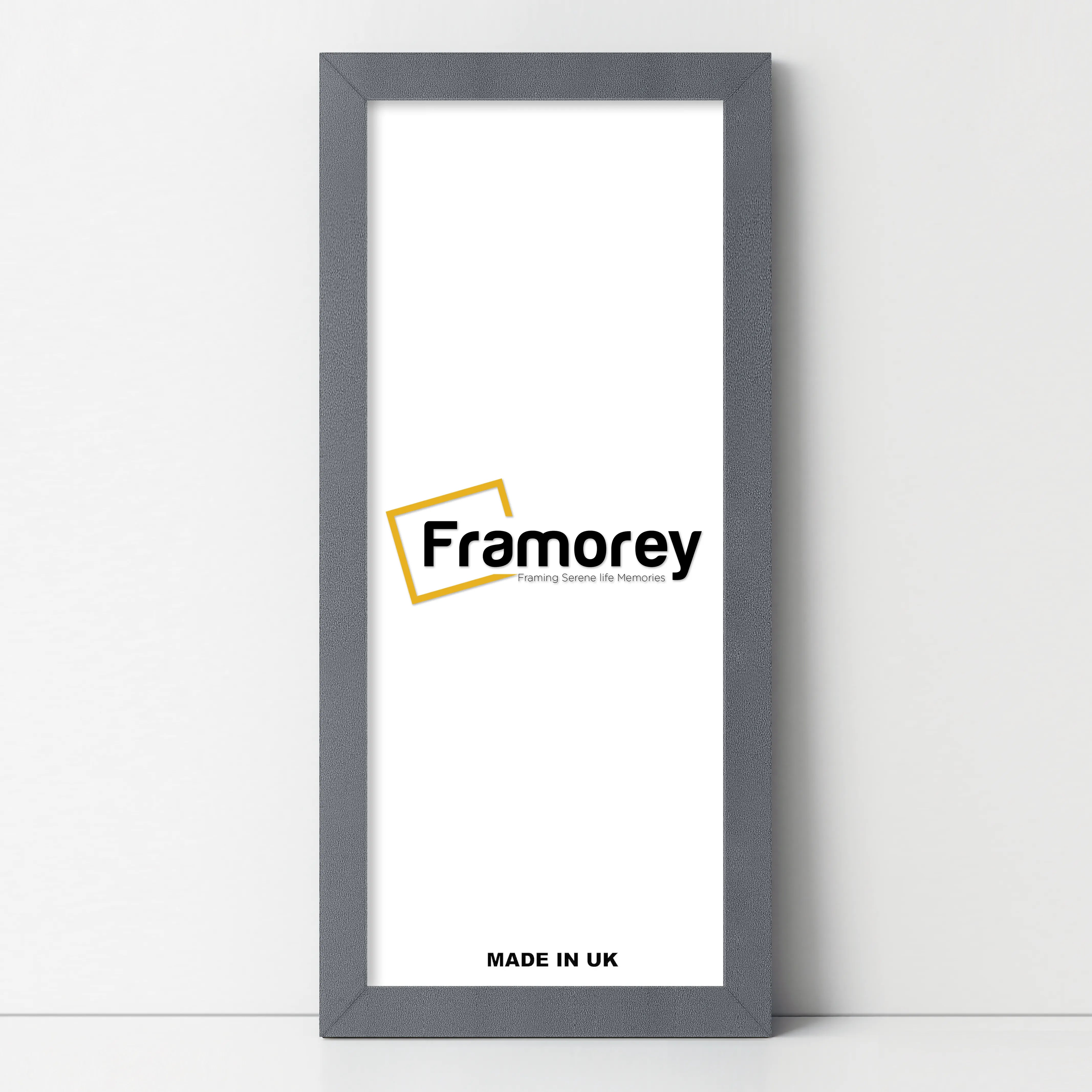 Panoramic Size Dark Grey Picture Frames Wall Decor Frame