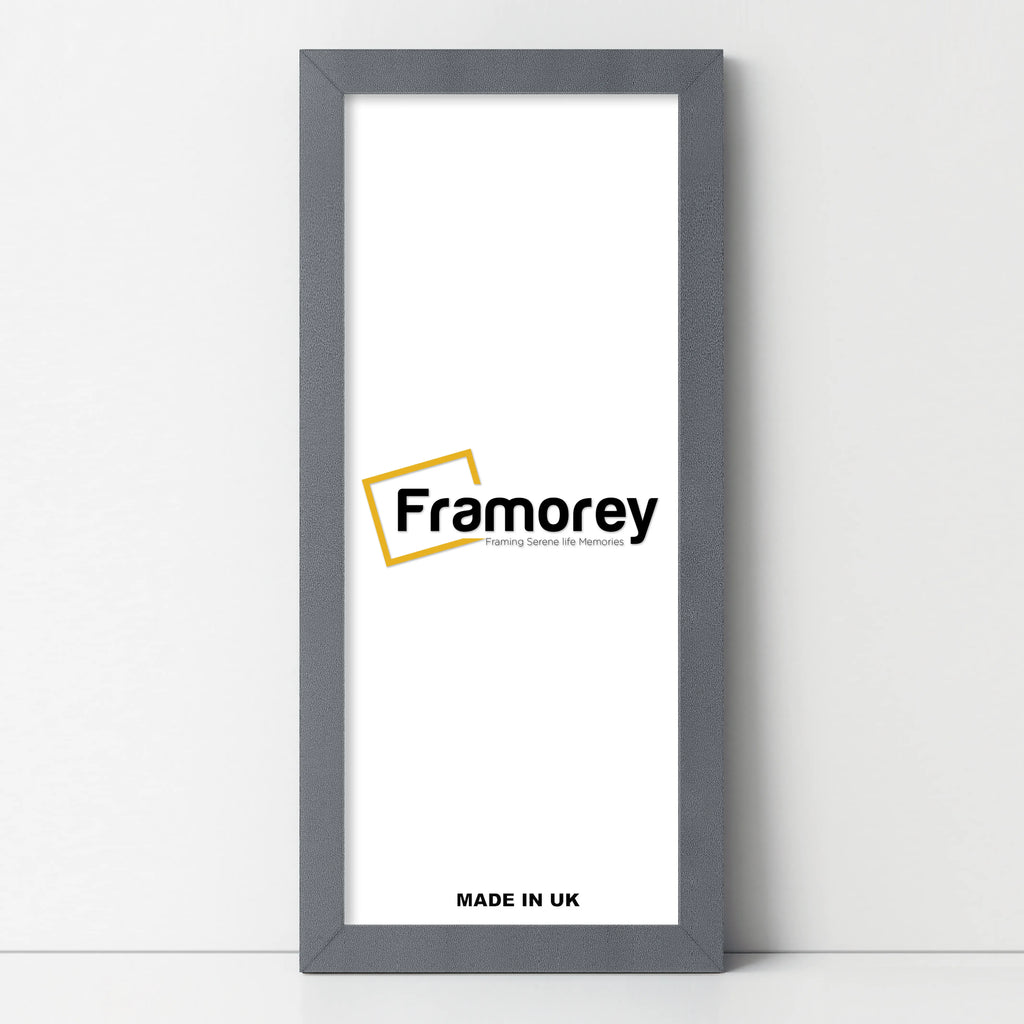 Panoramic Size Dark Grey Picture Frames Wall Decor Frame