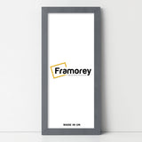 Panoramic Size Dark Grey Picture Frames Wall Decor Frame