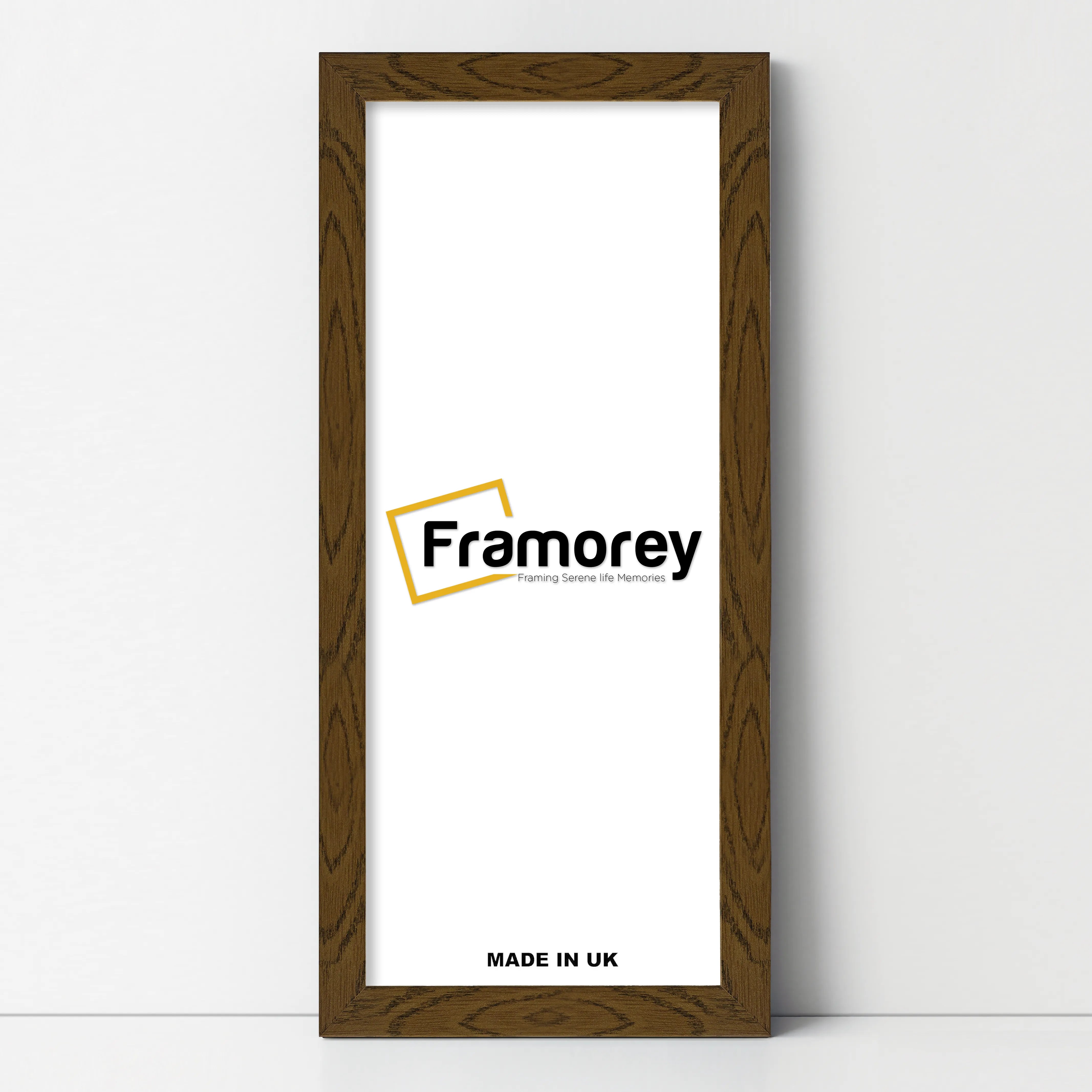 Panoramic Size Dark Oak Picture Frames Wall Decor Frame
