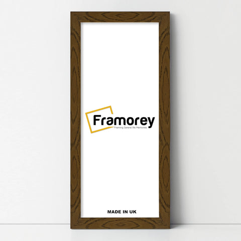 Panoramic Size Dark Oak Picture Frames Wall Decor Frame