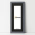 Panoramic Dark Grey Picture Frame With Black Mount Wall Decor Frame