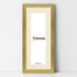 Panoramic Gold Picture Frame With Ivory Mount Wall Decor Frame