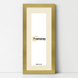 Panoramic Gold Picture Frame With Ivory Mount Wall Decor Frame