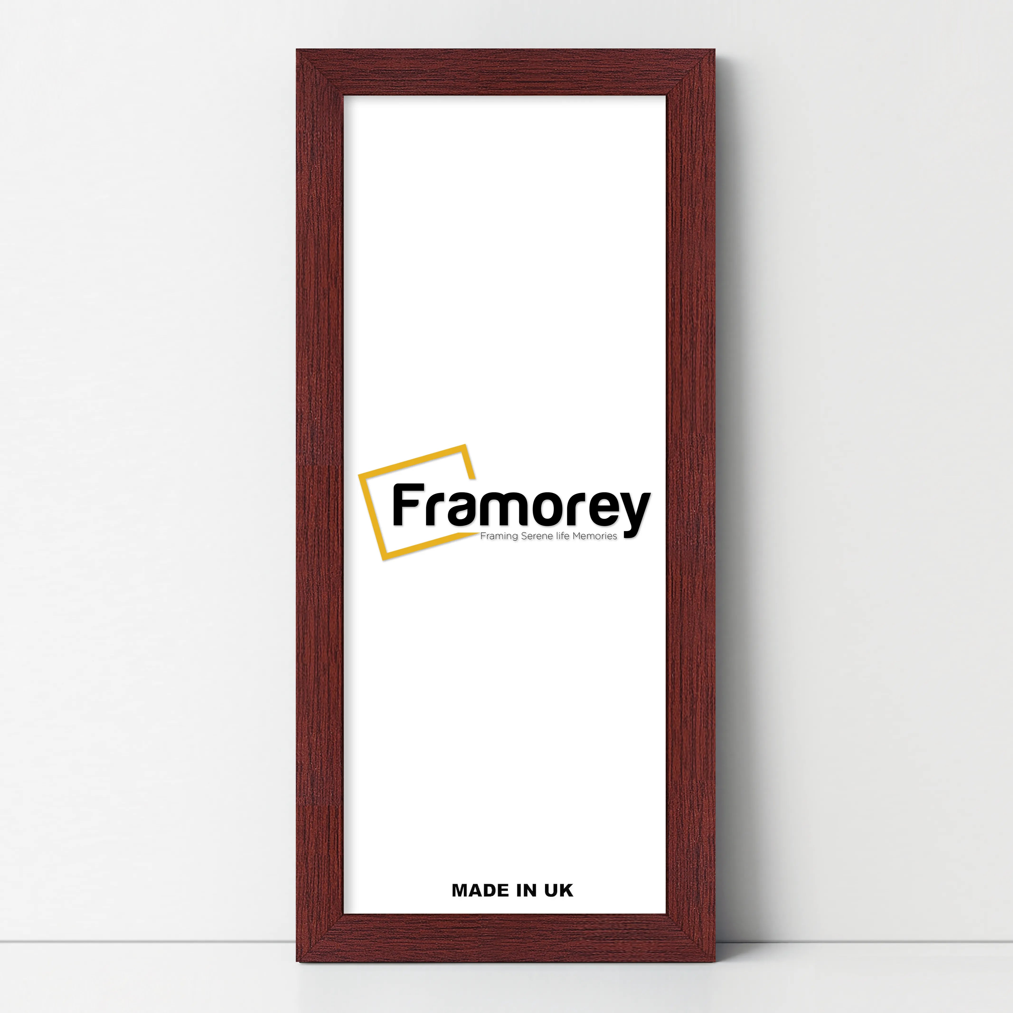 Panoramic Size Mahogany Picture Frames Wall Art Frame