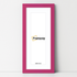 Panoramic Pink Picture Frame With White Mount Wall Decor Frame