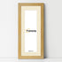 Panoramic Pine Picture Frame With Ivory Mount Wall Decor Frame