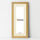 Panoramic Pine Picture Frame With Ivory Mount Wall Decor Frame