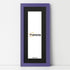 Panoramic Purple Picture Frame With Black Mount