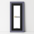 Panoramic Purple Picture Frame With Black Mount