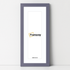 Panoramic Purple Picture Frame With White Mount
