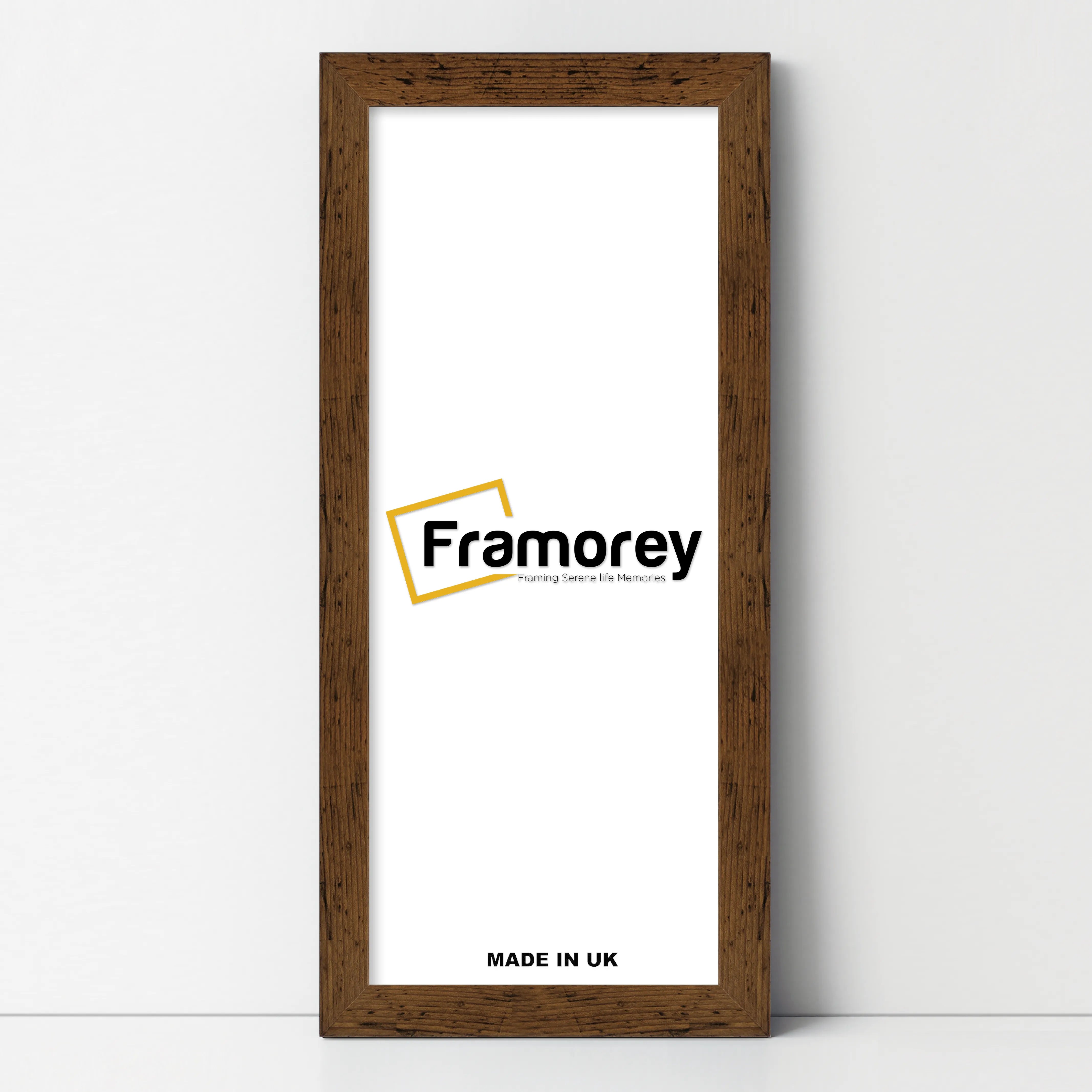 Panoramic Size Rustic Oak Picture Frames Wall Decor Frame
