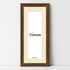 Panoramic Rustic Oak Picture Frame With Ivory Mount Wall D?cor Frame