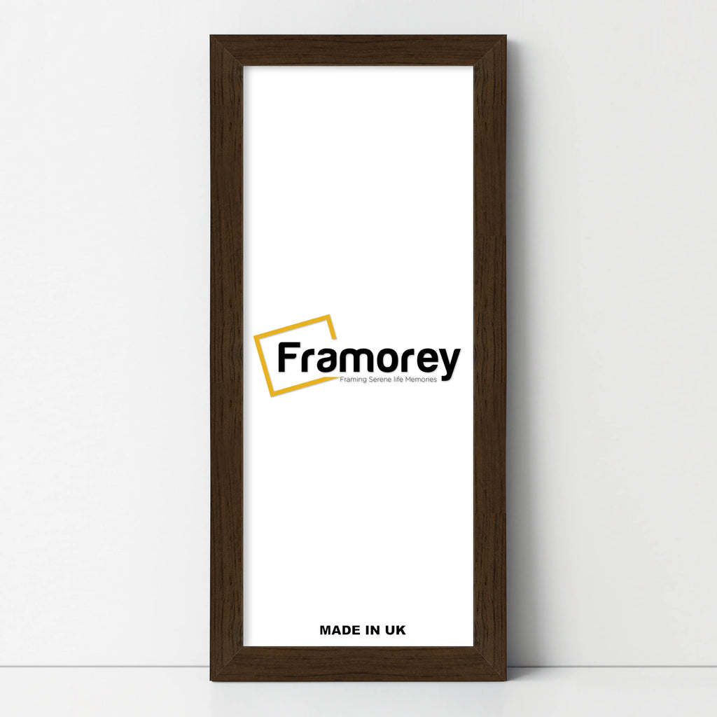 Panoramic Size Walnut Picture Frames Wall Art Frame