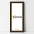 Panoramic Size Walnut Picture Frames Wall Art Frame