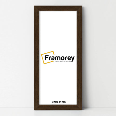 Panoramic Size Walnut Picture Frames Wall Art Frame