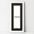 Panoramic White Picture Frame With Black Mount Wall Decor Frame
