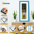 Blue Panoramic Photo Frames With White Mount Wall Decor Frame