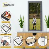 Panoramic Size Dark Grey Picture Frames Wall Decor Frame