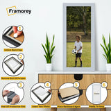 Panoramic Size Light Grey Picture Frames Wall Decor Frame