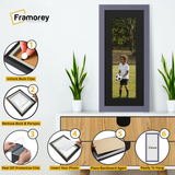 Panoramic Purple Picture Frame With Black Mount