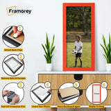 Panoramic Size Red Picture Frames Wall Decor Frame