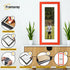Panoramic Red Picture Frame With White Mount