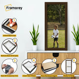 Panoramic Size Walnut Picture Frames Wall Art Frame
