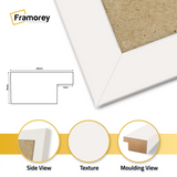 White Picture Photo Frames Handmade Wooden Effect Poster Frames