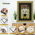 Gold Photo Frames Handmade Wooden Effect Picture Frames With Black Mount