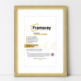 Gold Glitter photo frame modern picture frame for wall or desk display, stylish home décor frame ideal for prints, photos, and artwork