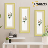 Panoramic Step Style Gold Photo Frame With Ivory Mount