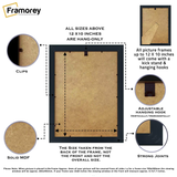 Black Wall Photo Frame poster Frame With White Mount