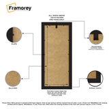 Panoramic Size Black Picture Frame Photo Frame Rockstar Wall Art Frame