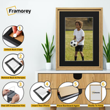 Oak Picture Frame Oslo Style Photo Frames With Black Mount