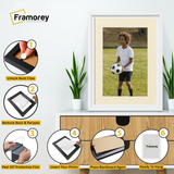 White Picture Frame Oslo Style Photo Frames With Ivory Mount