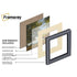 Square Size Black Perisa Photo Frames Home Decor Frames With Ivory Mount