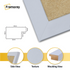 Panoramic Size Light Grey Picture Frames Wall Decor Frame