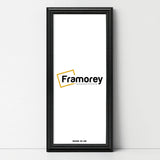 Panoramic Black Picture Frames with Wall Art and Stunning UK Designs