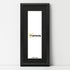 Antique Style Panoramic Black Picture Frame With Black Mount Photo Frame